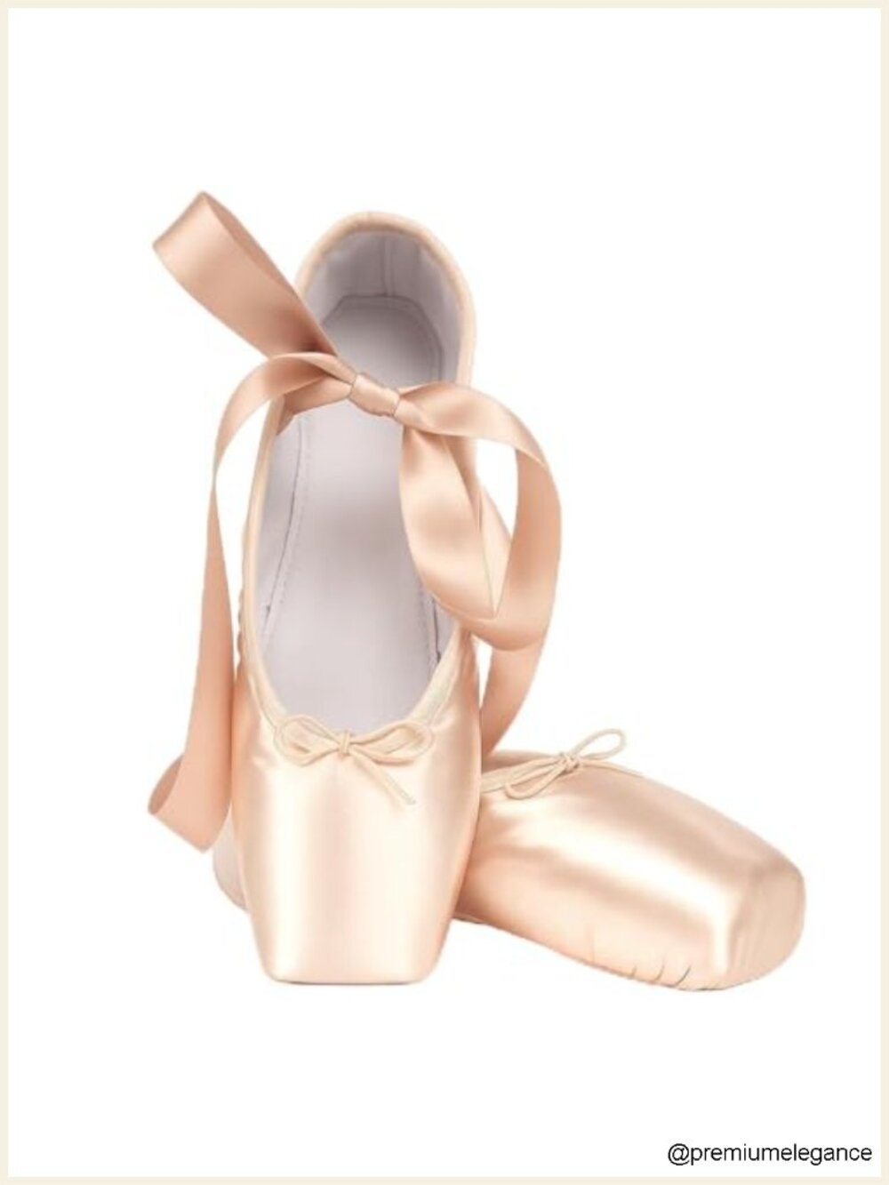 Satin Ballet Pointe Shoes with Toe Pads for Dance